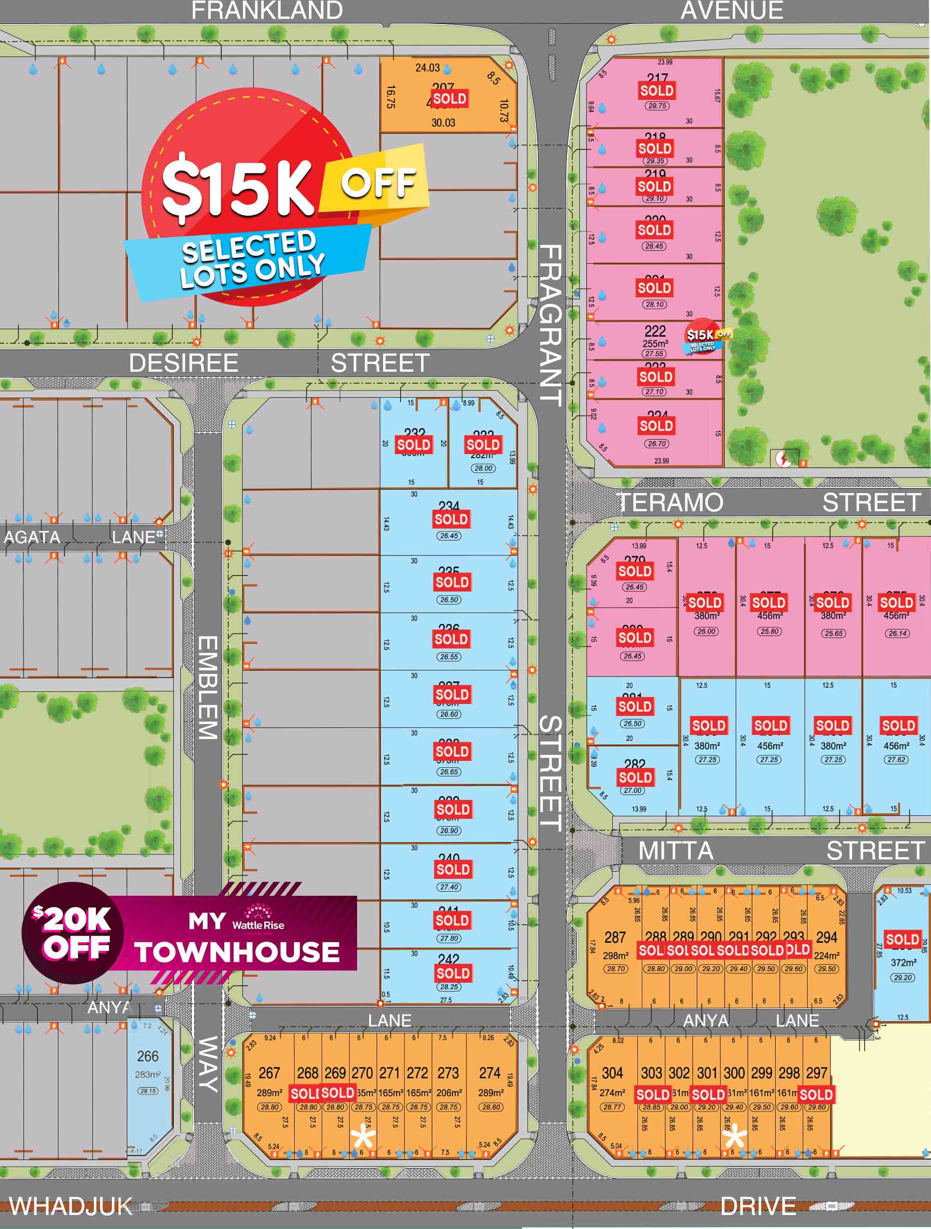 [Land for Sale] Wattle Rise Estate, Hammond Park OpenLot